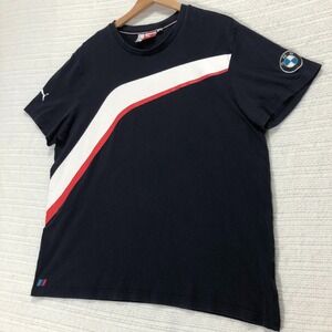Puma BMW Motorsport Graphic T-Shirt Racing Stripe‎ Logo Tee XL